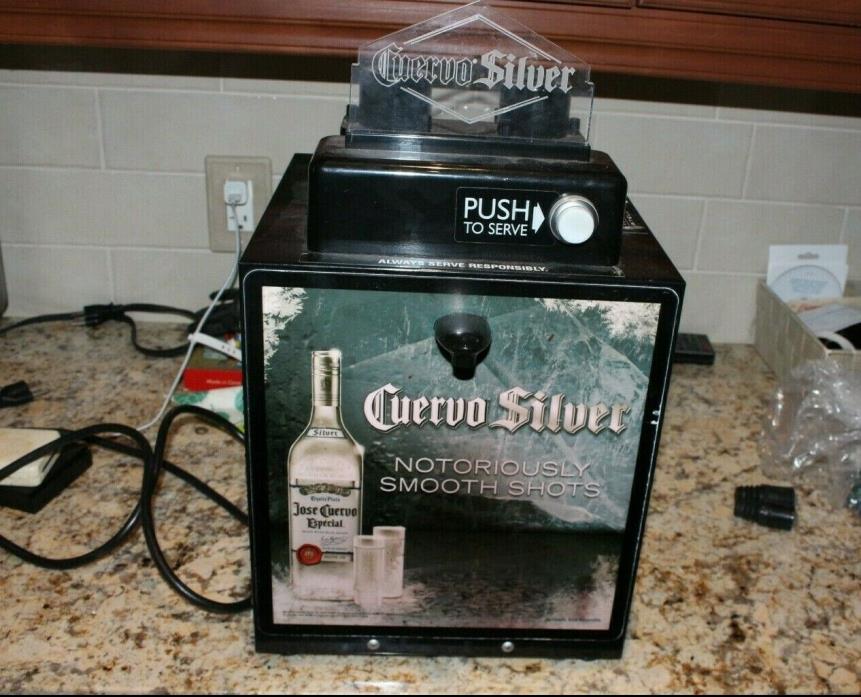 Liquor Cold Shot Chiller Dispenser Cooler Jose Cuervo Silver Bar Garage