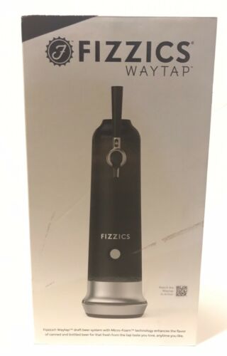 Fizzics Waytap Beer Dispenser - Black, New.