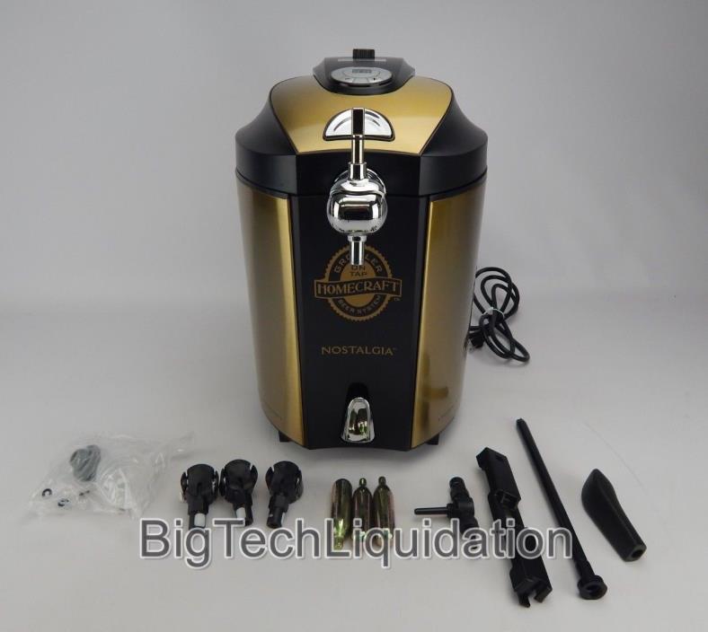 Used Nostalgia CBD5 Homecraft On Tap Beer Growler Cooling System / Good #kN0sT