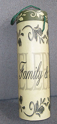 Decorative Cylindrical Gift Box - Celebrate Friends and Family Holiday