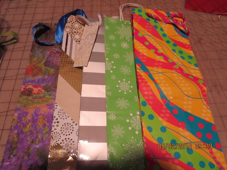 FIVE WINE BAGS--#P55