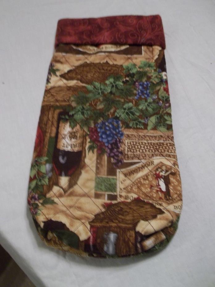 Wine Bag - Quilted - Approximately 14