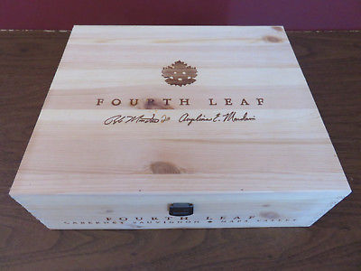 2012 FOURTH LEAF NAPA VALLEY WOOD WINE BOX/CRATE/CASE