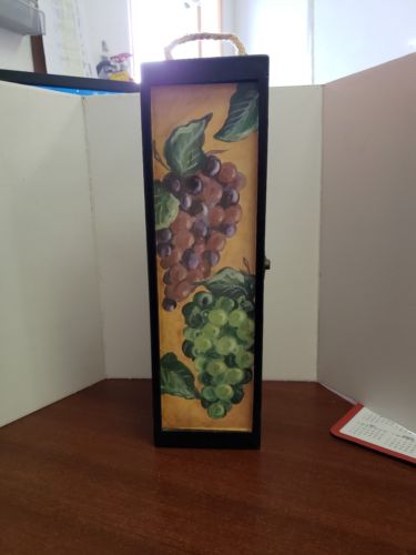 EMPTY WINE Gift BOX with Grape design