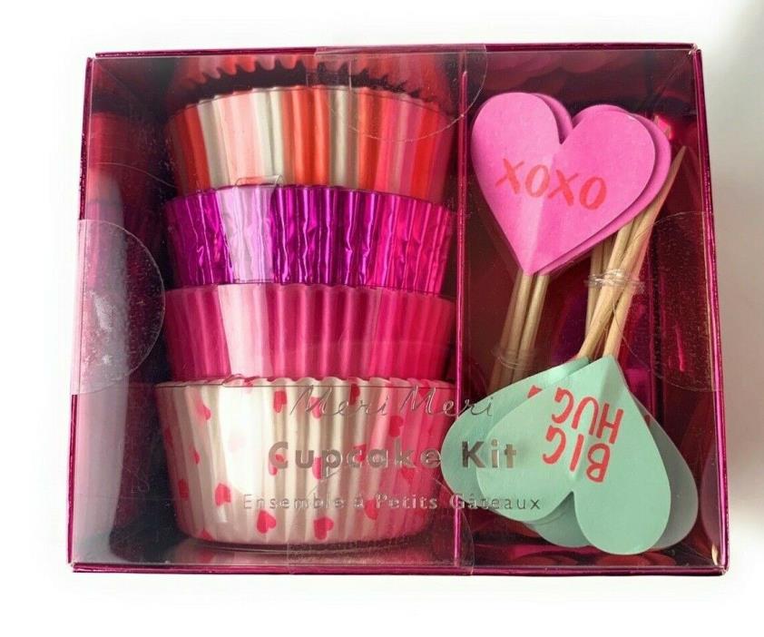 Meri Meri  VALENTINE'S DAY Cupcake Decor Kit .