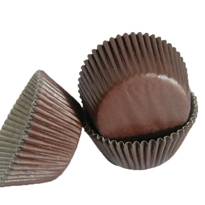 500 PCS Brown Baking Cups Cupcake Liners Muffin 2'' Size