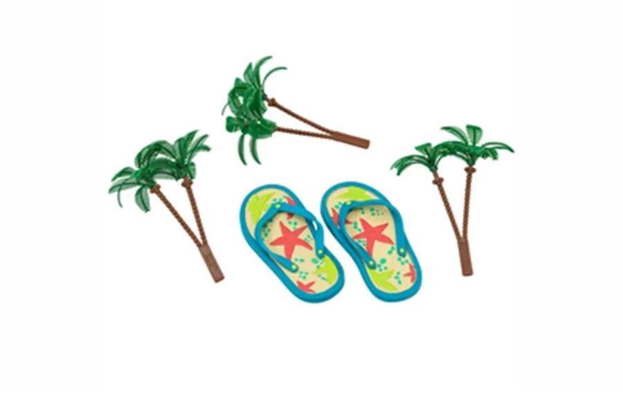 Summer Flip Flops DecoSet Cake Decoration, New