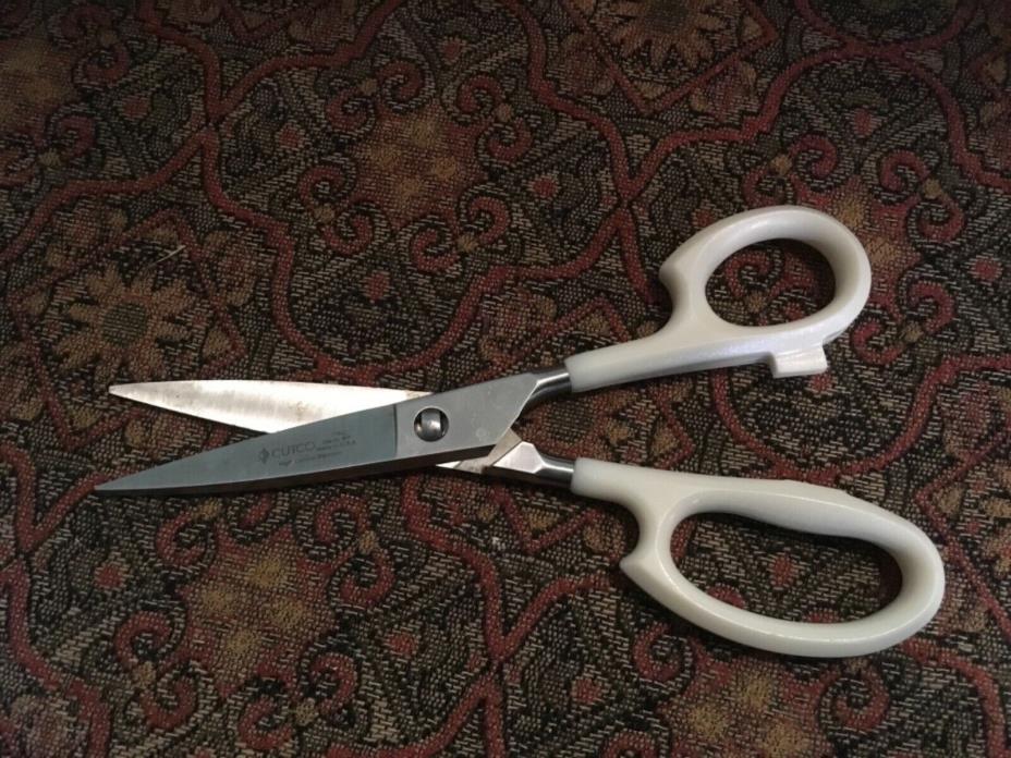 CUTCO WHITE Kitchen Scissors Take Apart Shears #77 USA *NICE CONDITION*