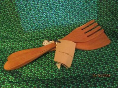 New Hampshire Bowl Board Company Wood Salad Servers Utensils New American Made