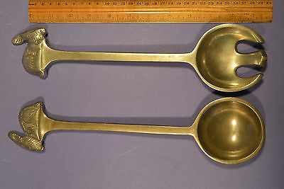 Cast Aluminum Salad Serving Spoons with 
