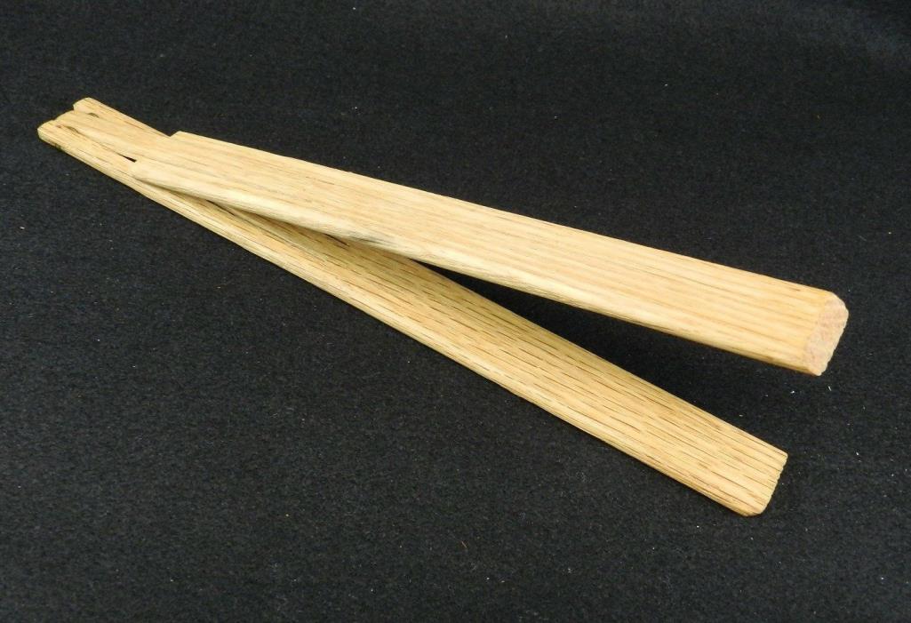 Kentucky Spring Wood Salad Tongs Handcrafted USA One Hand Operation