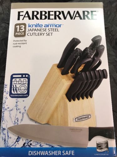 Farberware  13 Piece Knife Armor Cutlery Set - Japanese Steel