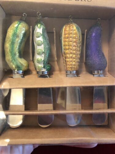 Boston Warehouse Veggie Themed Small Knife Spreaders 4.75”