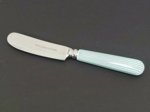Williams-Sonoma Teal Porcelain Handle Spreader Butter Jelly