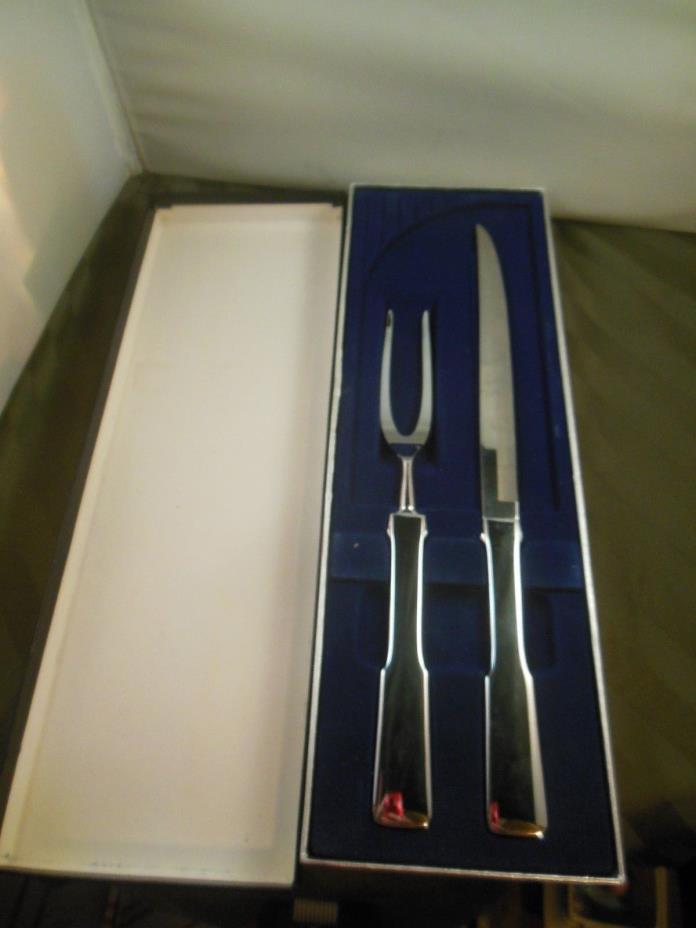 Towle Carving Set, knife and fork, Stainless USA in box