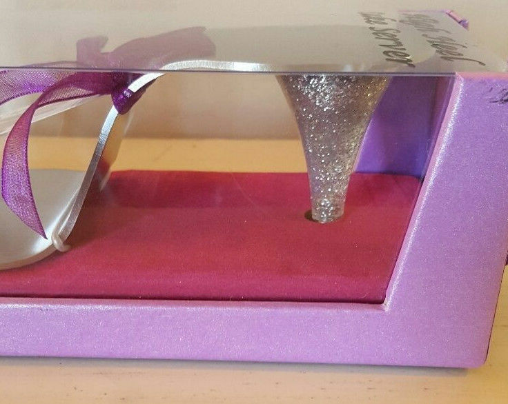 New High Heel Cake Server Wild Eye Removable Magnetic Heel (Silver) WEDDING