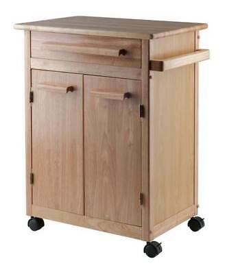 Wood Kitchen Cart Cabinet w One Drawer [ID 8506]