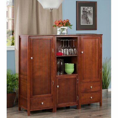 Winsome Trading Brooke Large Jelly Cupboard, Brown