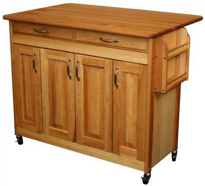 Wood Butcher Block Cart [ID 1614889]