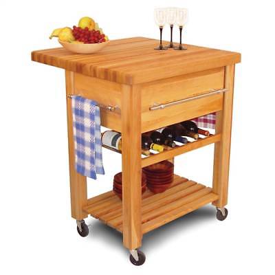 Baby Grand Workcenter w Drop Leaf, Wine Rack & Lower Shelf [ID 23780]