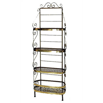 Red Barrel Studio Karol Wrought Iron Baker's Rack