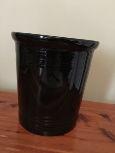 Fiesta Ware Large Black Canister