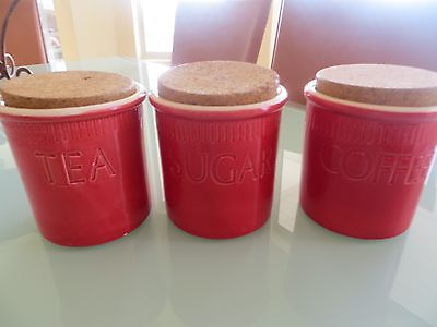 Canister Set Red
