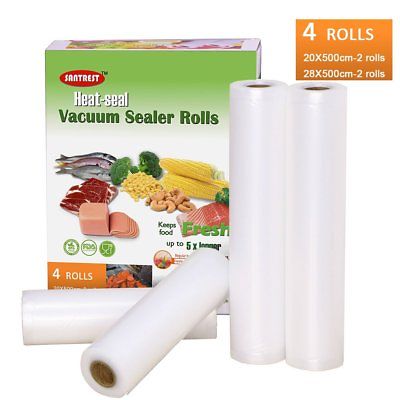 Vacuum Sealer Rolls BPA Free & FDA Approved Cuttable Vacuum Sealing Cylinder 4