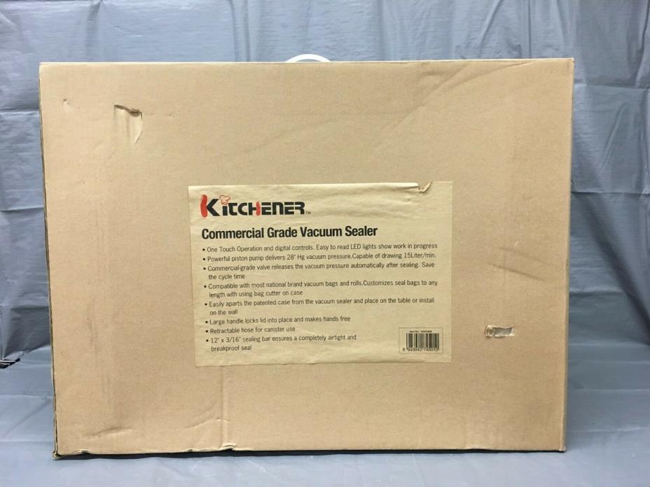 KITCHENER 55023006 AUTOMATIC FRESH FOOD SAVER COMMERCIAL GRADE VACUUM SEALER-