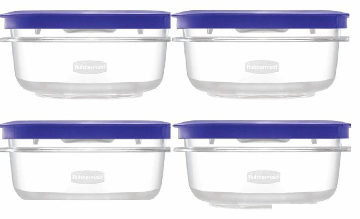 Rubbermaid Premier Plastic Food Storage Container - Iris Purple - 1.25 Cup New