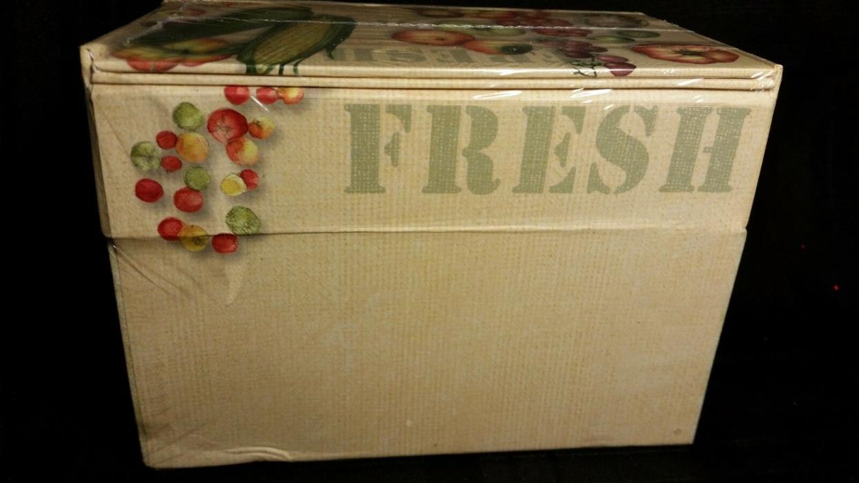 Lang Fresh From The Farm Recipe Card Box Artwork by Susan Winget