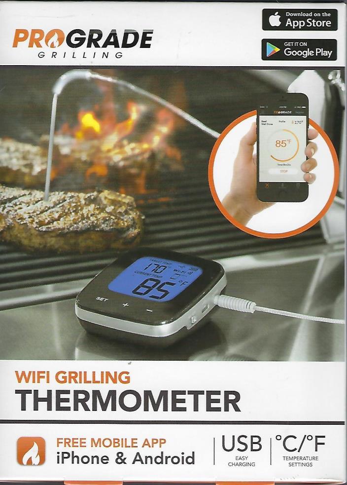 Brand New PROGRADE Grilling WIFI Grilling THERMOMETER VBQ-PGT-001