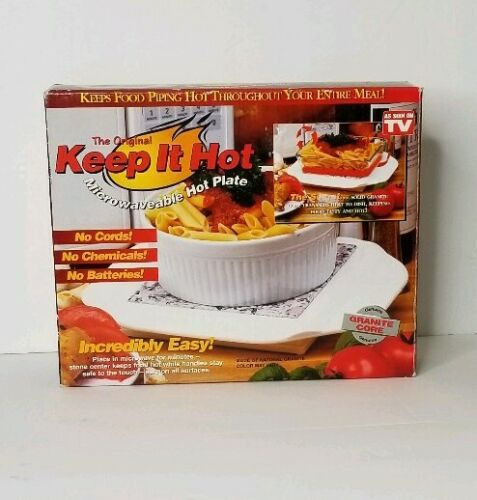 Hot plate as seen on TV keep it hot solid granite hot plate