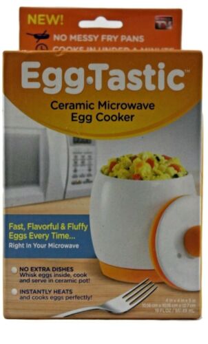 NEW Egg Tastic Microwave Egg Cooker and Poacher for Fast and Fluffy Eggs