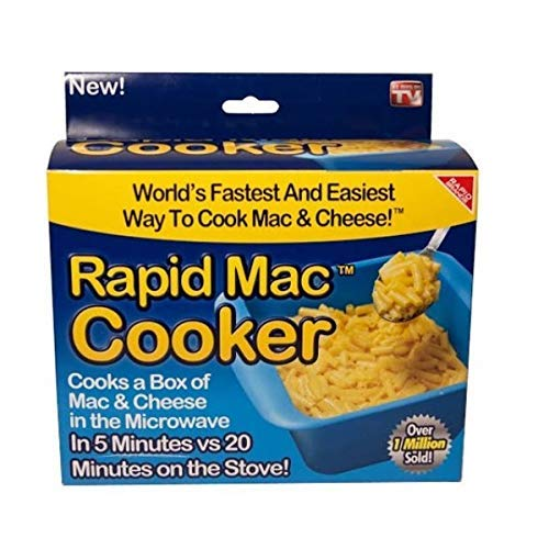 Rapid Mac Cooker - Microwave Boxed Macaroni and Cheese in 5 Minutes - BPA Free a