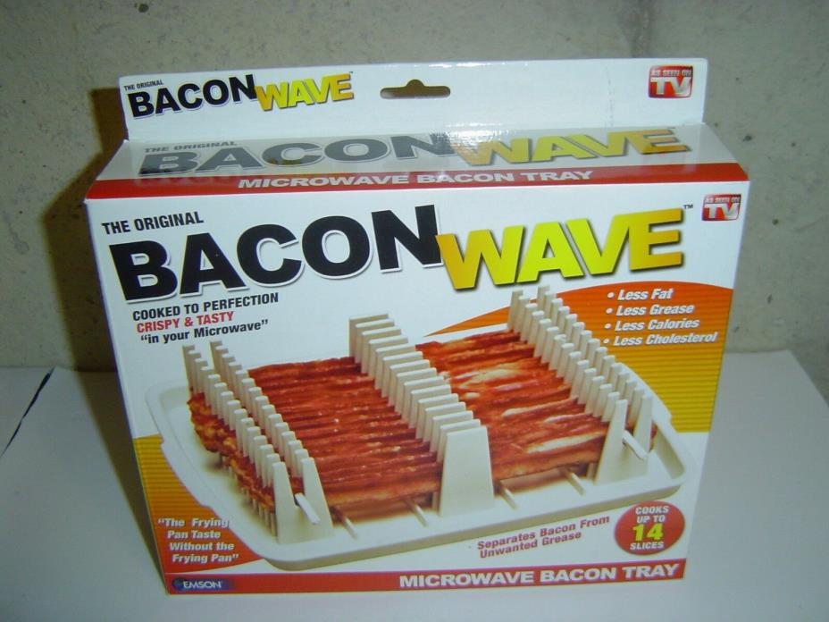 The Original Bacon Wave Microwave Bacon Tray