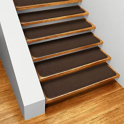Set of 15 SKID-RESISTANT Carpet Stair Treads 9