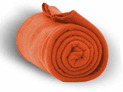 Fleece Blanket - Orange - CASE OF 24
