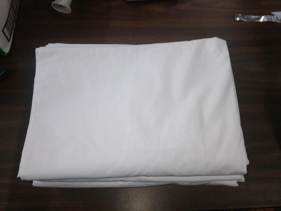 HILTON Queen White Hotel Fitted Sheets T200 deep 60 x 80 x 12 ~ lot of 2