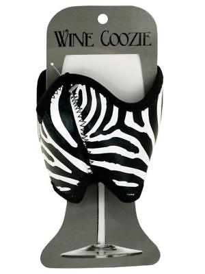 Metallic Animal Print Wine Coozie (Available in a pack of 36)