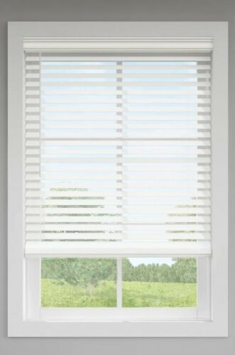Levolor Faux Wood White Privacy Blinds 2