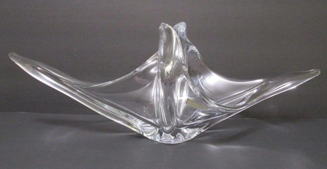 COFRAC French Art Glass Centerpiece Bowl 19