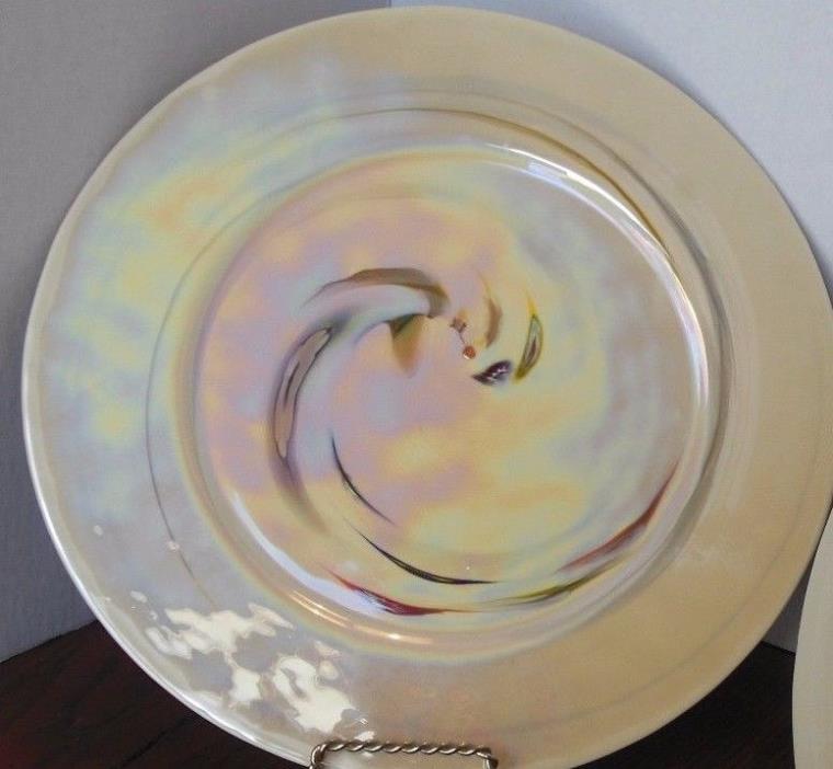 Yalos Casa Murano Millefiori Opalescent Art Glass 12 1/2