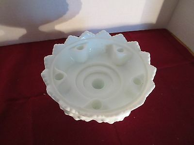 Fenton Milk Glass Candle Holder for Taper thru 3 inch Candles.