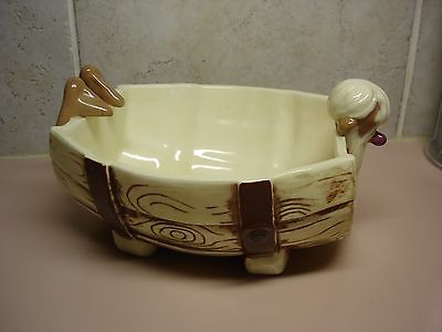 Twin Winton Hillbilly Clem Pretzel Bowl White Hair Perfect Condition