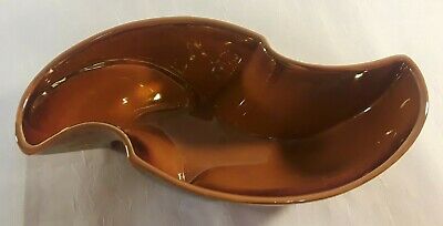 Sunkist California Art Pottery Dish Planter, Van Nuys~1958  #463~Copper/Red Clay
