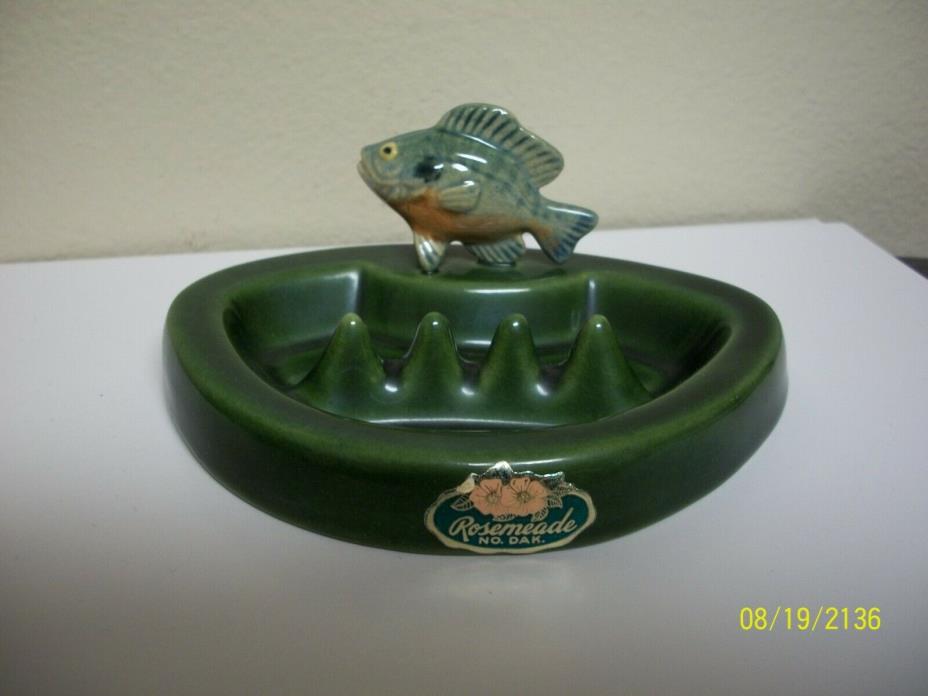 ROSEMEADE BLUEGILL SUNFISH ASHTRAY