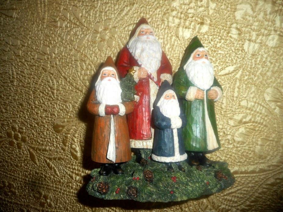 SHERRI BUCK BALDWIN OLD FASHIONED SANTAS 1ST EDITION 1999 OLD GLORY COLLECTION