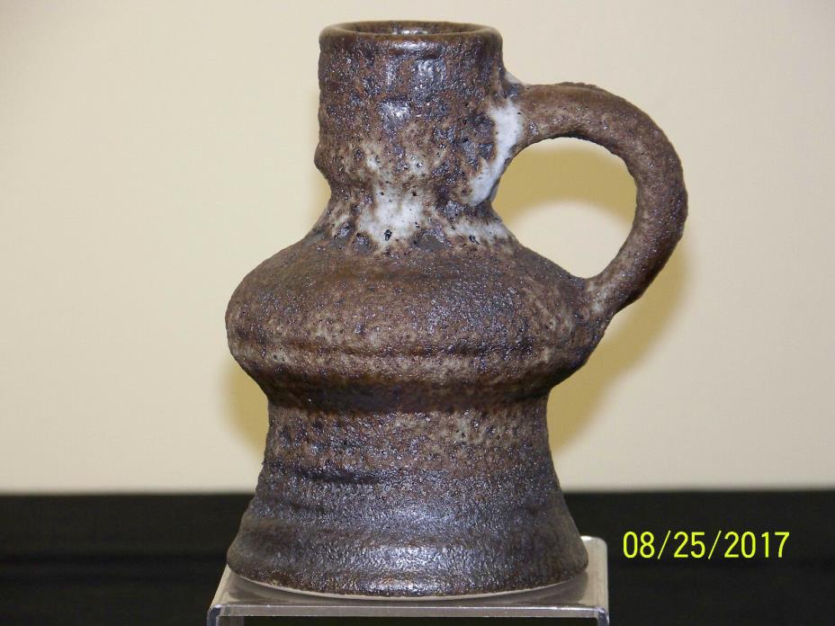 Jopeko Keramik Studio Fat Lava w/Craters Mid Century Art Pottery Vase