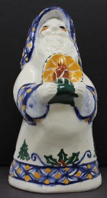 Turtle Creek Potters Redware 1997 Santa Holding a Candle Cathy Gatch #64/250
